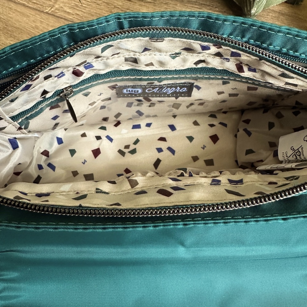 Lug Emerald Teal Allegro Shoulder Crossbody Bag - NWOT - Picture 8 of 10